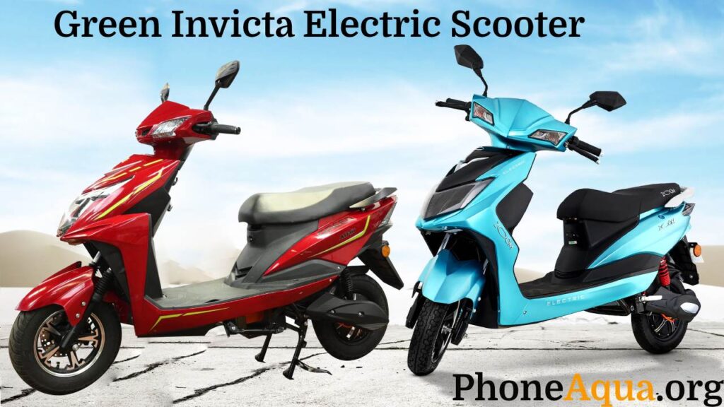 How fast is the green Invicta electric scooter?